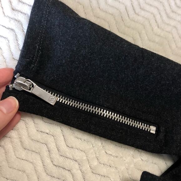 Michael Kors Black Zip Ankle High Rise Leggings S - Picture 4 of 4